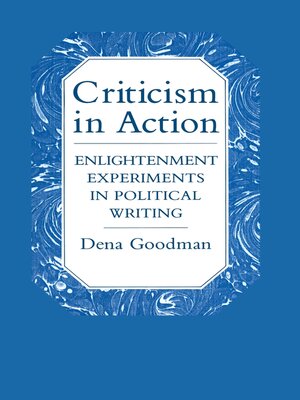 cover image of Criticism in Action